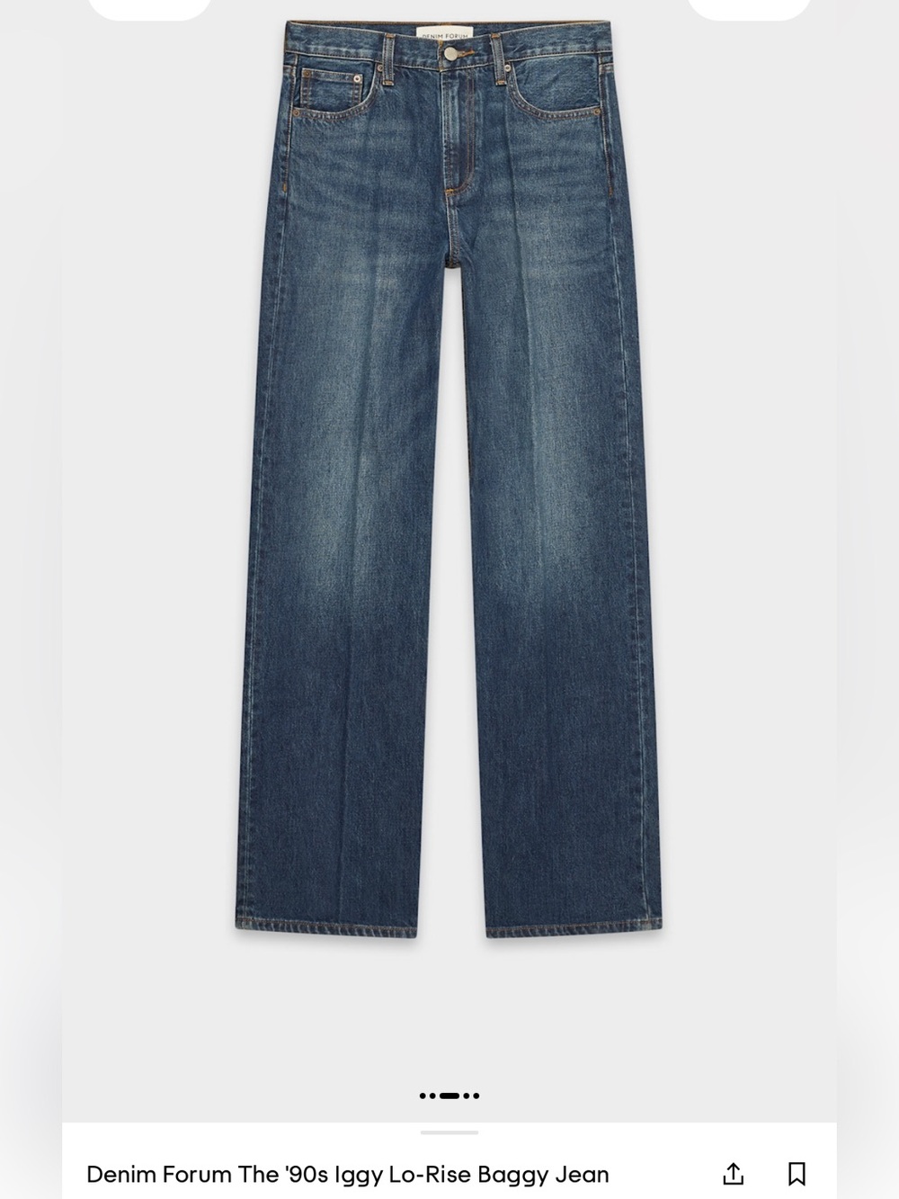 Aritzia Denim Forum Wide-Leg Baggy Jeans